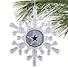 Classic Team Logo Snowflake Ornaments (Small, Dallas Cowboys)