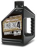 Maxima (349128B) Syn Blend4 10W-40 Motorcycle Engine Oil - 1 Gallon Jug
