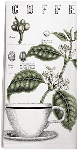 Montgomery Street Coffee Bean Cotton Flour Sack Dish Towel