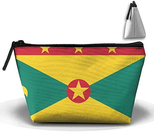 TXNG Flag Of Grenad Creative Large Capacity Trapezoidal Storage Bag Organizer Portable Pouch For Unisex