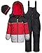 Ixtreme Boys Down Alternative Heavy Skiing Snowsuit Jacket and Bib Set Bonus Hat