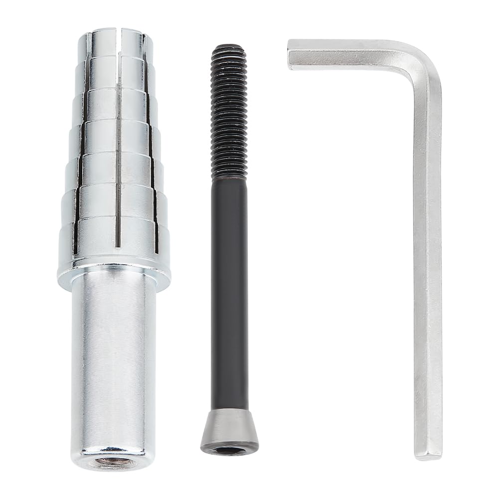 UNICRAFTALE 1Set 3pcs Ring Sizes 7-14 Expanding Ring Mandrel with Hex Allen Key Steel Ring Stretcher Ring Mandrel for Lathe Heavy Duty Ring Shaper Tool for Ring Turning and Ring Making