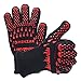 BBQ Gloves,Cooking Gloves Oven Mitts Heat Resistant Gloves for Kitchen Potholder and Outdoors by Comenzar