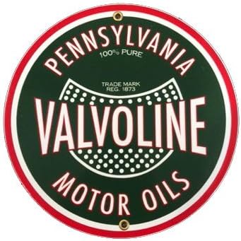 Valvoline Motor Oil Porcelain Sign