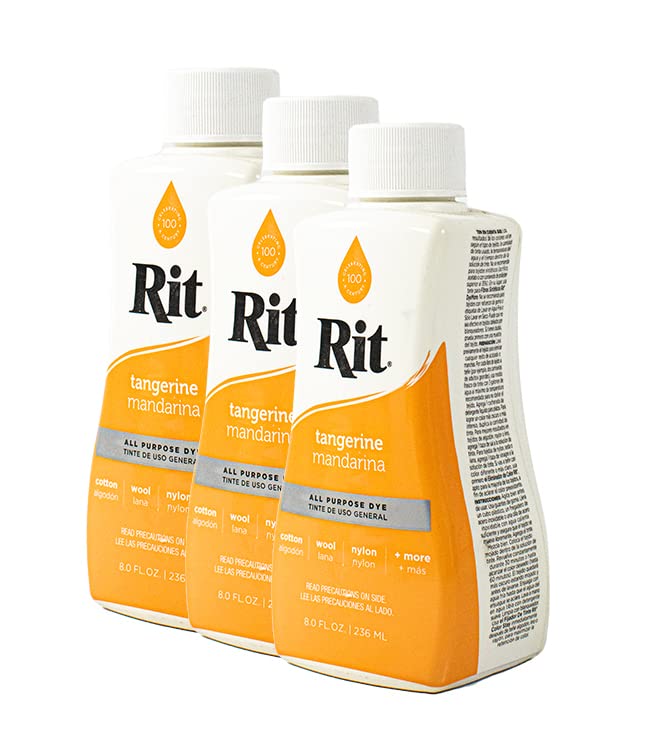 Rit Dye Liquid 236ml Tangerine Pack of 12