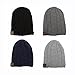 Onedayshop Bluetooth Wireless Knitted Beanie Built-in Stereo Speaker for listening music Hands Free Call Answer Hat (black1)