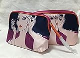 Lot of 2 Estee Lauder Cosmetic Makeup bag