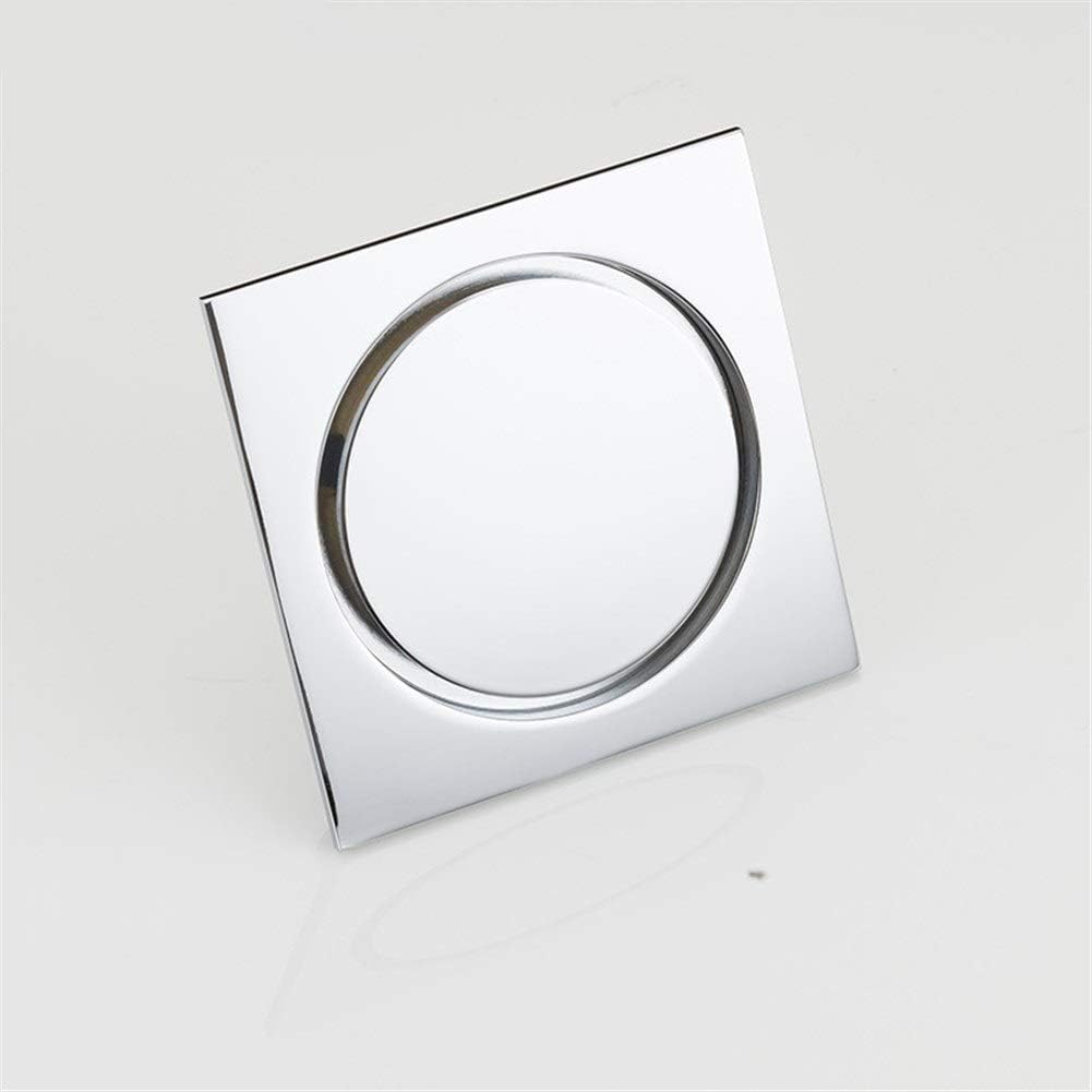 NICOLAS Bathroom Drain, Square Shower Filter, Waste Water Drain, Deodorant Bathroom Shower Drain Floor Drain, Bathroom Accessories (Color : Y85543)