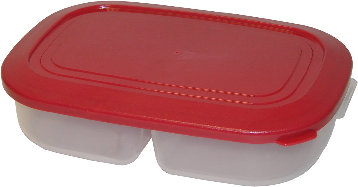 American Maid Rectangular 2Section Food Storage, 64Ounce