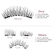 3D Magnetic Eyelashes Reusable False Eyelashes for Natural Look (1 Pair 4 Pieces), No Glue Required Fake Mink Lashes