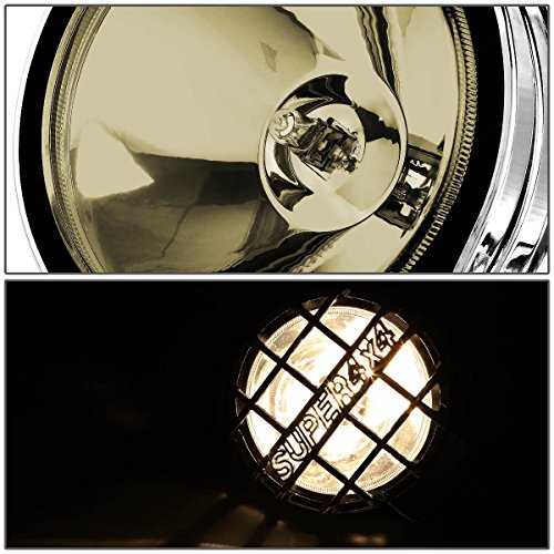 DNA Motoring FL-6-U+SW-SM-CH Fog Light, Driver and Passenger Side
