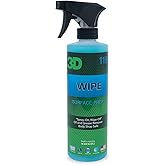 3D Wipe Ceramic Coating Surface Prep - Removes Excess Oils & Lubricants from Paint & Glass Prior to Ceramic Coating Application 16oz.