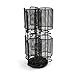 Mind Reader 2-Tier Tassimo Coffee Storage Carousel Rack, Black