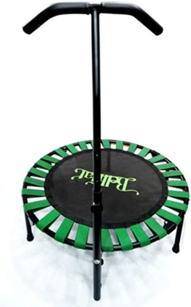 MNJKL Fitness Trampoline, round Cardio Exercise Trampoline with Handle