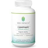 Bio-Design Lipotropic Metabolic Support - Lipid &amp; Cholesterol Metabolism Supplement - with Choline, Inositol, &amp; L-Methionine - Supports Healthy Liver, Kidney, &amp; Cognitive Function - 90 Capsules