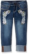Vigoss Big Girls' Floral Bouquet Crop, Club Wash, 7