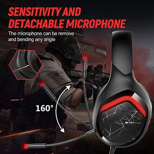SOMIC Stereo Gaming Headset for Xbox one, PS4, PS5, PC, Phone 3.5mm