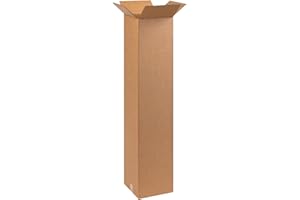 AVIDITI Long Boxes 10"L x 10"W x 48"H (20-Pack) Tall Corrugated Cardboard Box for Shipping, Packaging, Moving, Storage Box, Home or Business Strong Wholesale Bulk Boxes