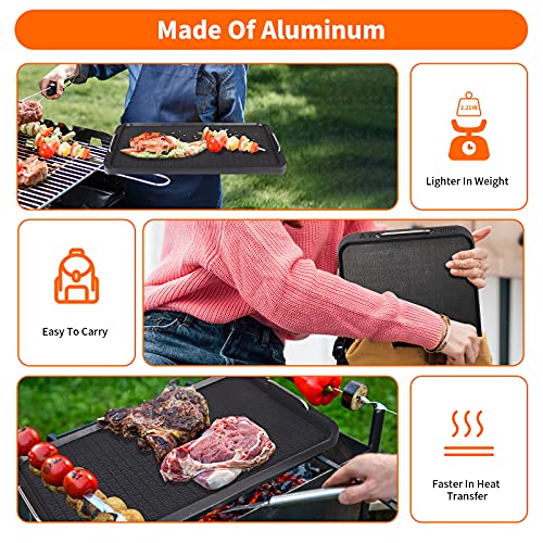 Flat Top Griddle for Stovetop, NonStick Griddle Grill Pan, Stove Top