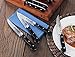 Cangshan V2 Series German Steel Forged 8-Piece Steak Knife Set with Solid Acacia Wood Block, 5-Inch Blade