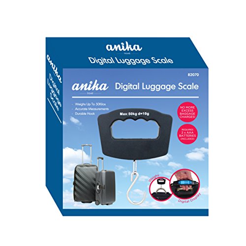 Bilancia Digitale Per Bagagli MORWIN, Portatile Con Capacità 40 Kg, Display LCD, Ideale Per Evitare Sovrappeso In Aeroporto