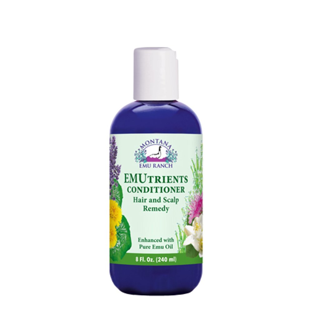 Montana Emu Ranch - EMUtrients Conditioner 8 Ounce Bottle - Made with Pure Emu Oil