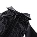 Jili Online Fashion Zipper PU Leather Top Coat for 1/3 1/4 BJD SD AS DZ Doll Clothes