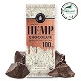 (3 Pack) Organic Raw Hemp Chocolate -100MG - 70% Raw Cacao, Made with USA Grown Hemp Oil Extract, High in Omega 3-6-9, GF, Kosher, Vegan, GF.