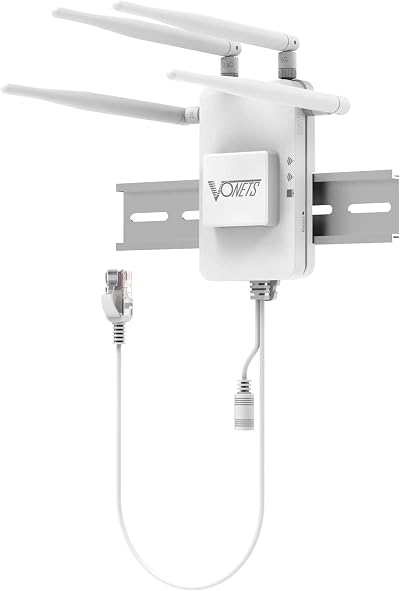 Vonets VAR1200 Industrial Gigabit Dual Band WiFi Bridge Router 1200Mbps PoE
