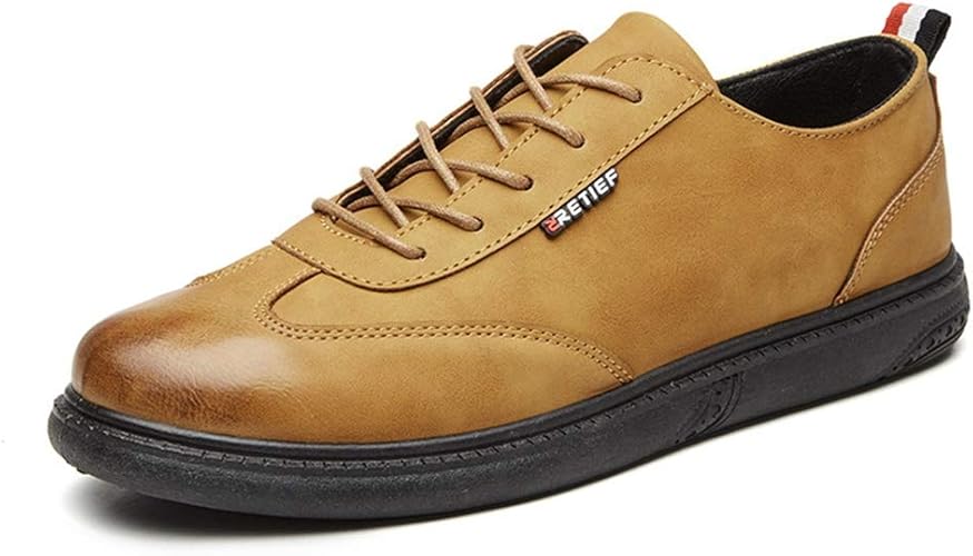 Amazon Pirn 紳士靴 革靴 ストレートチップ 足痛くない ファッション ビジネスシューズ メンズ靴 消臭 高級レザー 通気性 通気快適 足ムレ防止 歩きやすい 男性用 就活 通勤 普段用 メンズ ビジネスシューズ レースアップ 営業マン Pirn ビジネスシューズ