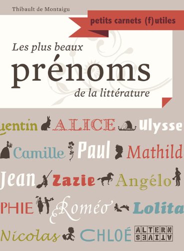 Les  plus beaux prénoms de la littérature
