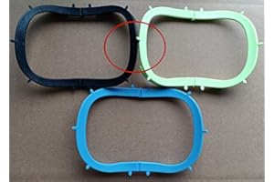 ACMEDENT 2Pcs Rubber Dam Sheets Frame Light Foldable X-Ray Film Dental Hager Style Blue Green Black 134℃ (Black+green)