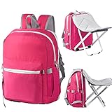 Backpack Stool Combo – Detachable Portable Folding Chair Backpack Multi-Function Large Capacity Shoulders Bag Suitable for Camping Fishing Mountaineering Outdoor Travel