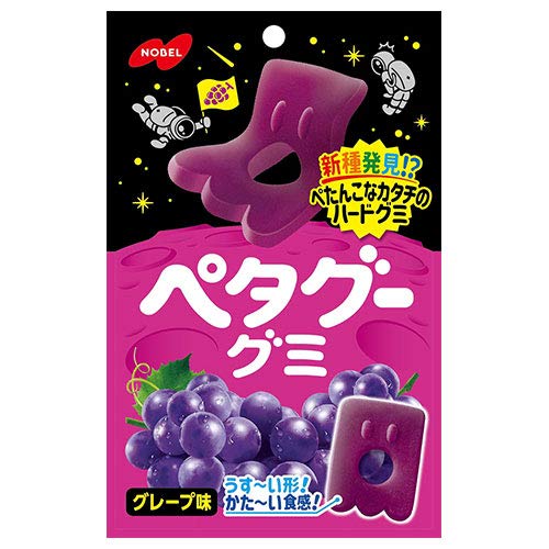 ノーベル製菓 ペタグーグミ グレープ 50g×6袋入×(2ケース)
