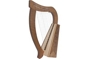 Roosebeck Baby Harp 12 String Walnut + Extra String Set & Tuning Tool