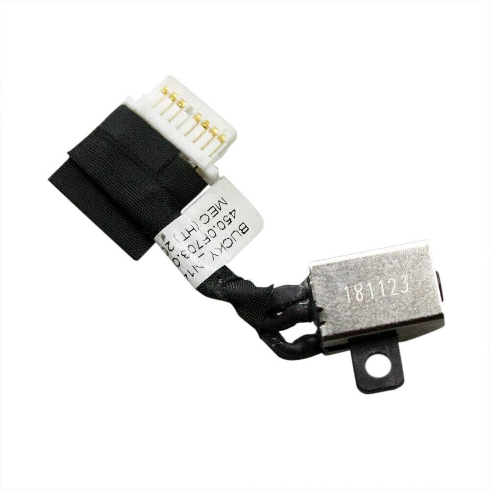 Zahara DC Power Jack Harness Replacement for DELL Inspiron 5480 5580 Bucky-N14 450.0F703.0001