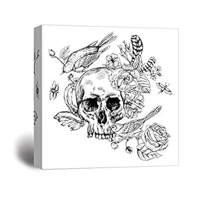 signwin Canvas Wall Art Skull Art Canvas Prints...