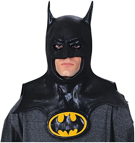 Batman Mask with Cowl Costume Accessory Adult Batman Halloween