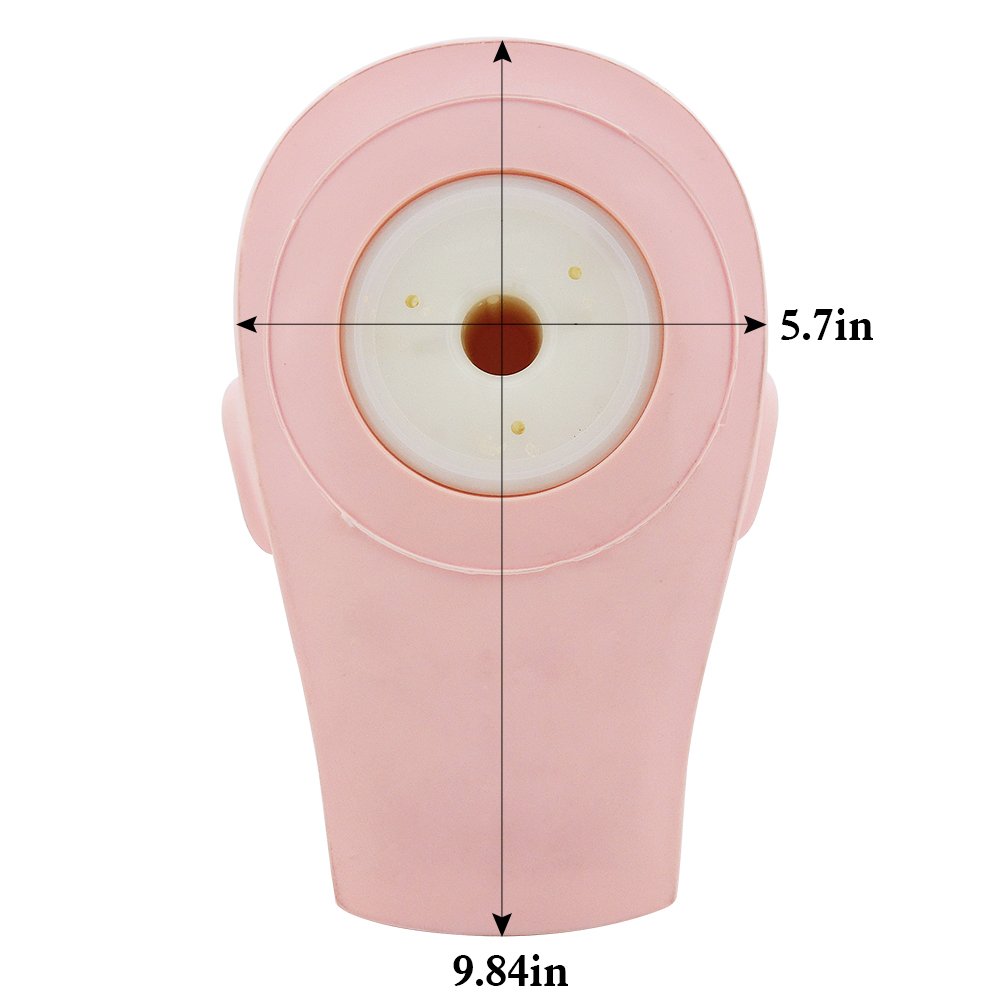BEYELIAN Rubber Practice training Head Cosmetology Mannequin Head Flat Mannequin Doll Face for training Eyelash Extensions Face Painting Makeup Massage Practice : Beauty