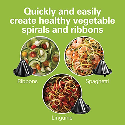 Hamilton Beach 3in1 Electric Vegetable Spiralizer & Slicer With 3