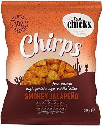 Two Chicks Chirps Smokey Jalapeno Free Range High Protein Egg White Bites - 28g