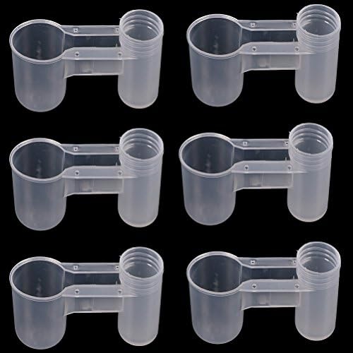 SQingYu 6 Pcs Bird Dove Drinking Automatic Dual Port Pet Automatic Bird Waterer Poultry Accessories