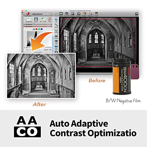 Plustek OpticFilm 810035mm Negative Film/Slide Scanner with 7200 DPI