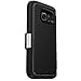 OTTERBOX Strada Series Leather Wallet Case for Samsung Galaxy S7 - Frustration FRĒe Packaging - Phantom (Black/Black Leather)