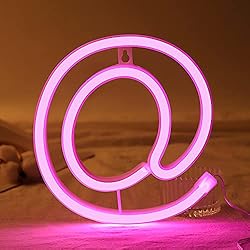 Light Up LED Neon Letters Sign Wall Decorative Neon