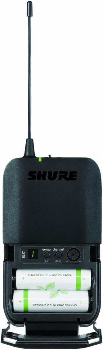 Shure BLX14 Wireless System with Bodypack and WA302 Instrument Cable for Guitar/Bass: Musical Instruments