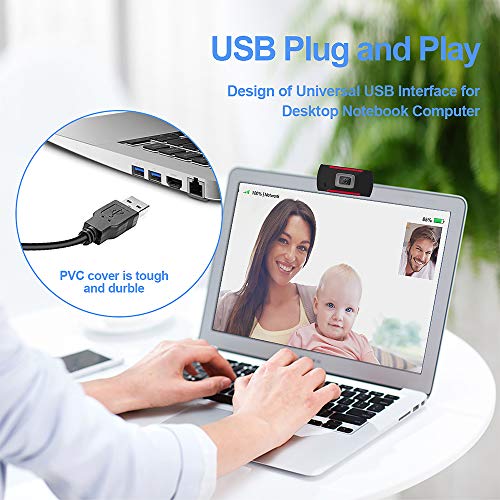 720P-Webcam-with-Microphone-110-Degree-Wide-View-Angle-USB-PC-Webcam-Plug-and-Play-Video-Calling-Webcam-for-Web-Conference-MSN-and-Skype
