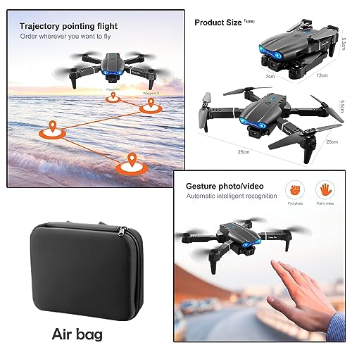 FPV Drone with 1080P Dual HD Cameras Upgraded Version RC Quadcopter for Adults, Beginner WiFi RC Drone Live Video, One Key Take Off/Land