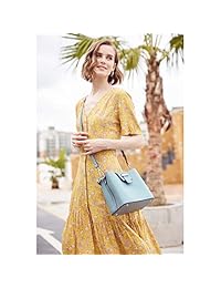 BOSTANTEN Bolso cruzado de cuero para mujer Bolso de hombro ligero Bolso y bolsos con asa superior