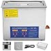 Mophorn Ultrasonic Cleaner 6L Total 380W Commercial Ultrasonic Cleaner Professional Stainless Steel Industrial Ultrasonic Cleaner Jewelry Cleaner with Heater Timer（6L）